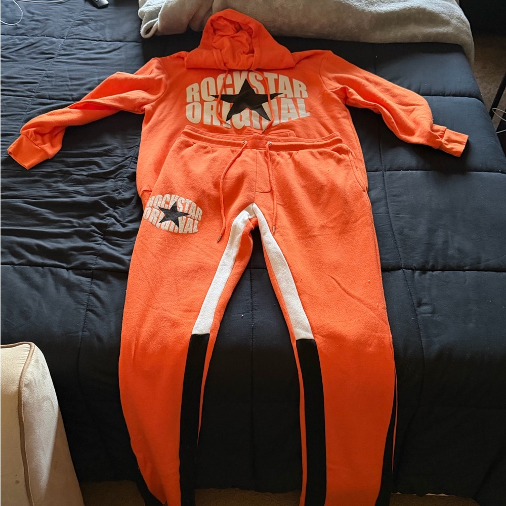 Rock Star Original Orange Men's Sweatpants